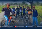 Sabtu Sehat, Kalapas Tembilahan Penuh Semangat Pimpin Giat Bersepeda Pagi   