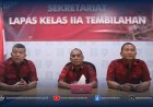 Wujudkan Kemandirian Warga Binaan, Lapas Tembilahan Ikut Serta Zoom Metting Permintaan Data Produk Unggulan